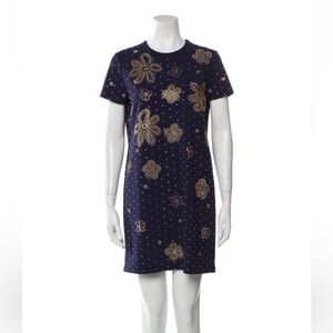 Michael Kors Navy Blue Floral Dress